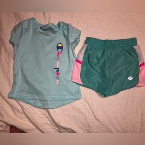 Champion shirt and short bundle